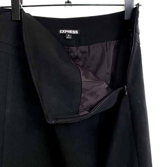 express classic black pencil skirt size 6 - Picture 6 of 9